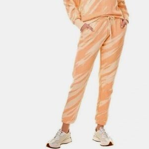 Sweaty Betty Essential Pocket Joggers Women’s XS in Nectarine Orange Tie Dye